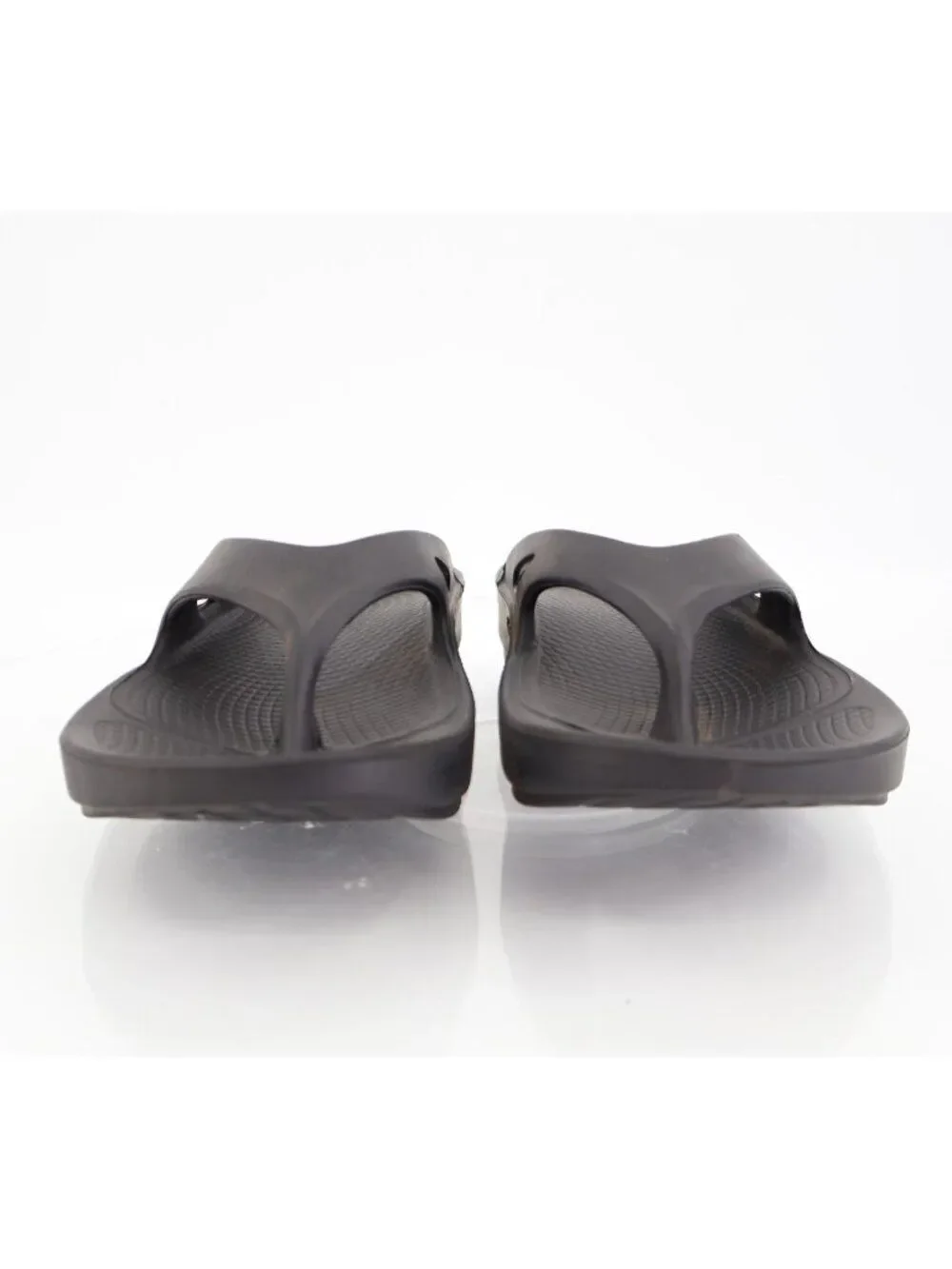 Oofos Womens OOriginal Sandal Size 6 Black Thong Slide Sport Recovery Shoe Comfy